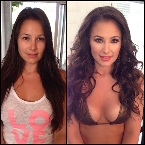 These 9 Photos Of Adult Movie Stars Before And After Makeup Are Shocking