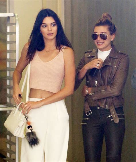 kendall jenner and hailey baldwin at a pancake house in west hollywood 04 23 2015 hawtcelebs
