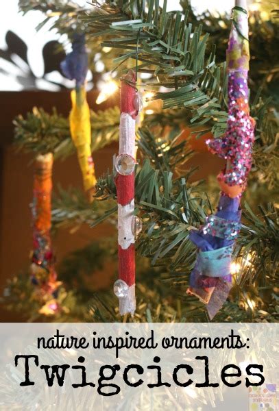 Painted Twig Icicle Christmas Ornaments For Kids School