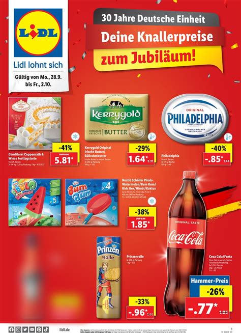 In den aktionsartikeln werden oft produkte von markenhersteller zu guten. Lidl Aktueller Prospekt 28.09 - 02.10.2020 - jedewoche ...