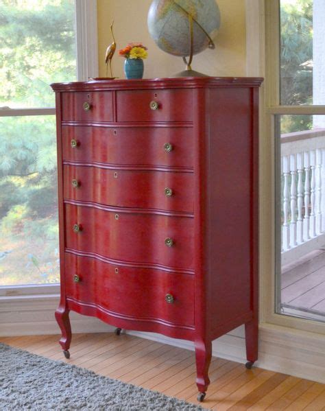 35 Red Painted Furniture Ideas Painted Furniture Red Painted