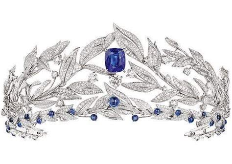The Exquisite Chaumet Firmament Apollinien Sapphire And Diamond Tiara Sensual Sapphires