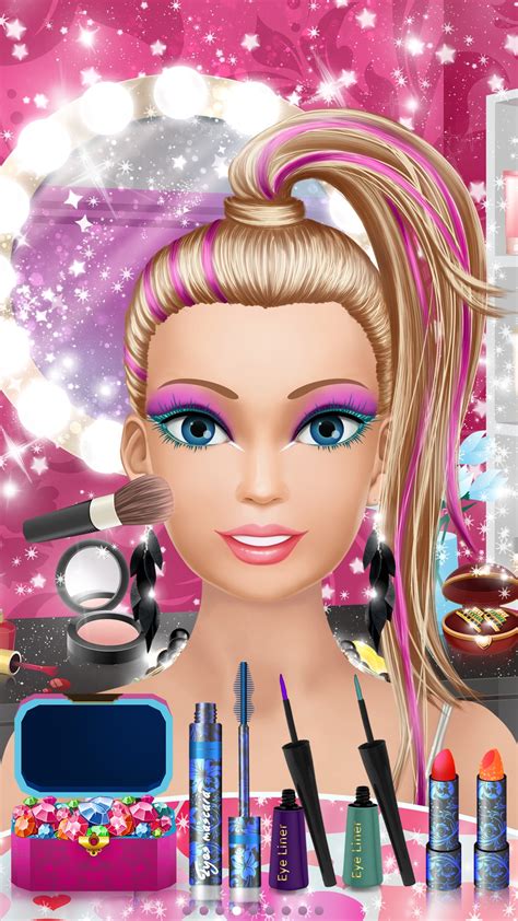 Pop Star Salon Spa Makeup And Dressup Free Girls Fashion Makeover Game Amazon Fr Appstore