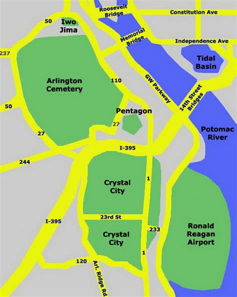 Airport Terminal Map Reagan National Airport Map
