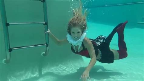 Trinamason Clothed Underwater Filmed By Sky Captain Gannon Loving