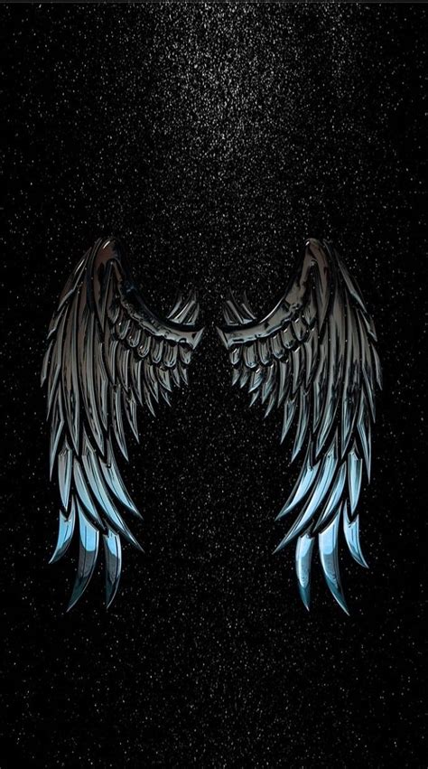 Metallic Wings Background Fallen Angel Hd Phone Wallpaper Pxfuel