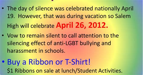 Day Of Silence Education
