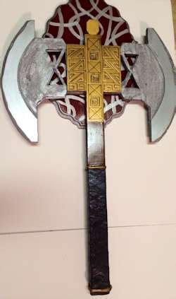 This dawnbreaker was made to match the proportions of the sword. Page two of projects made by web visitors