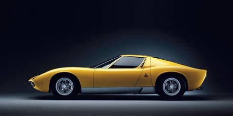 Lamborghini Miura The Most Gorgeous Side View Of Any Car Ive Seen