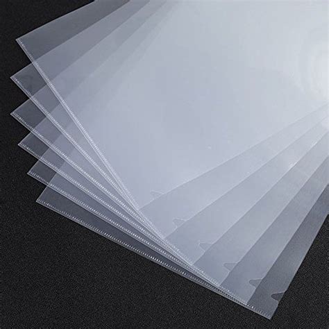 Dssy 30 Pack L Type Plastic Folder 18c Clear Transparent Document