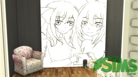 My Sims 4 Blog Manga Paintings By Clover Thesimslover