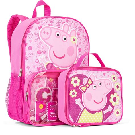 Peppa Pig Peppa Pig Cute Pig Backpack With Lunchbox