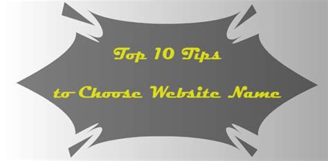 Top 10 Tips To Choose Website Name Sandhu Tech Blog A Blog For