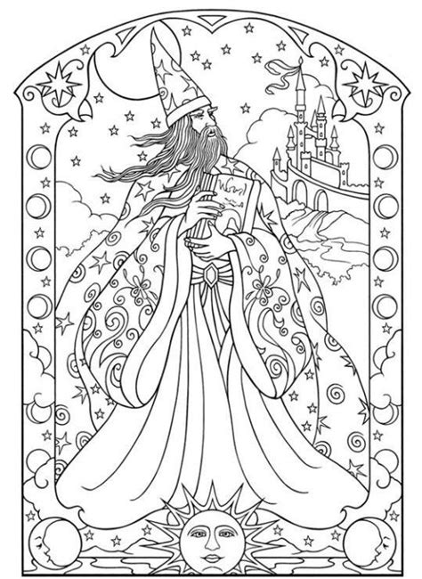 Wizards Coloring Pages