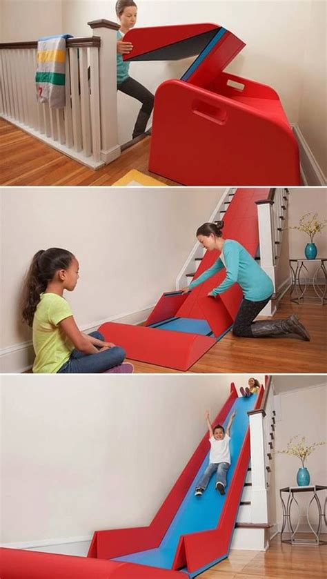 Turn The House Into A Playground Fun Slides Designed For Kids