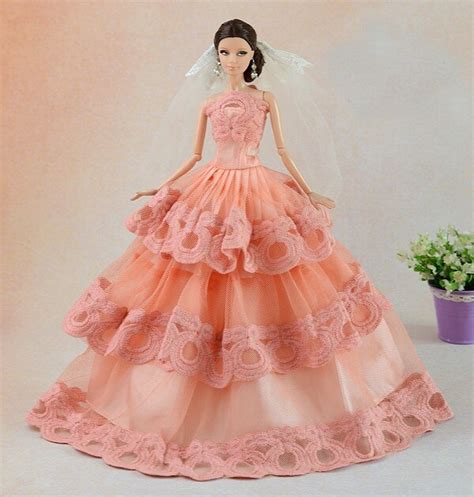 New Princess Dress For Barbie Doll Dolls Accessories Aliexpress