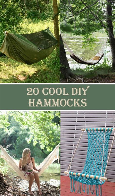 20 Cool Diy Hammock Ideas Crafts And Diy