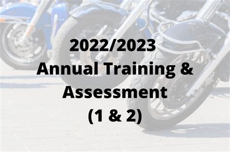 Annual Training And Assessment Shop Premier Mot Training