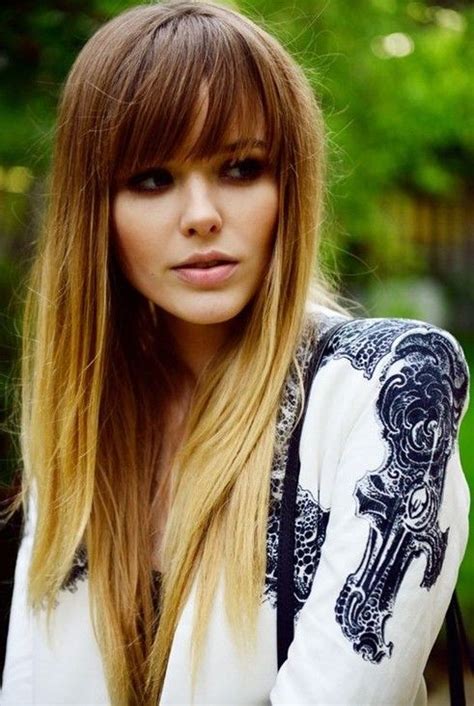 If your locks are dense and with natural texture in them, just go for this one. long hair with bangs 2014 | Long hair with bangs ...