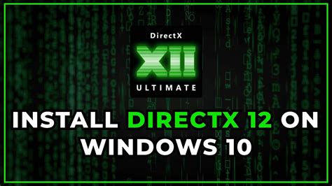 💥download And Install Directx 12 On Windows 10 2022 Youtube