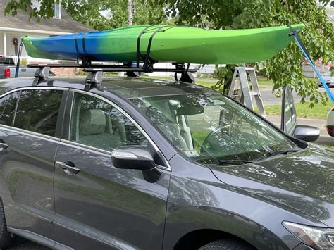 Rhino Rack Nautic Roof Kayak Roof Rack W Tie Downs Saddle Style