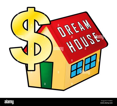 Dreamhouse Icon Means Finding Your Dream House Or Apartment. Imagine