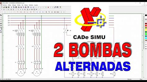 Conexión De 2 Bombas Alternadas Manual Automático Cade Simu V30 Youtube