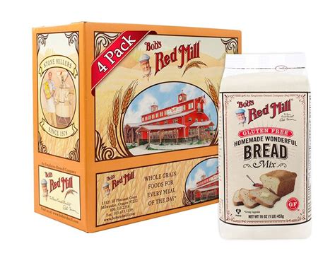 Use this versatile gluten free flour as breading, for thickening sauces and gravies, and in gluten free baking recipes like brown rice flour pancakes, muffins and gluten free bread. Bob's Red Mill Gluten Free Homemade Wonderful Bread Mix, 16 Ounce (Pack of 4) ** Click image for ...