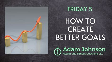 Friday 5 How To Create Better Goals Youtube
