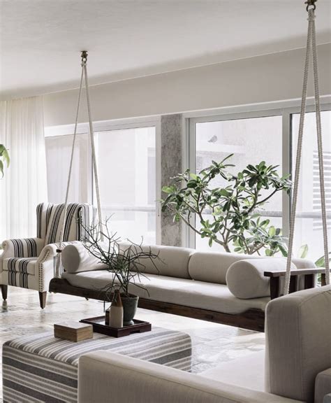 Modern Swing In Living Room Home Design Living Room Elegant Living