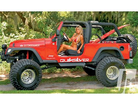Hot Girl In Sexy Red Bikini And Jeep Wrangler Sexy Wallpaper Babes And