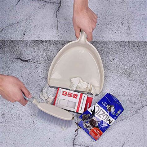 Mini Hand Whisk Broom And Snap On Dustpan Set Portable Dust Pan Set