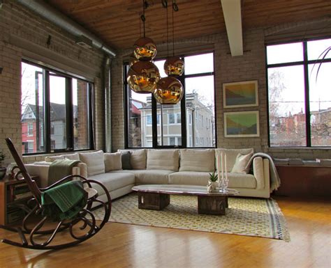 Industrial Loft Industrial Living Room Toronto By Jenn Hannotte