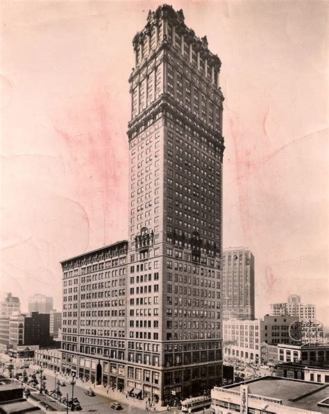Louis Kamper Book Tower 1949 Visit Detroit Detroit Michigan Metro