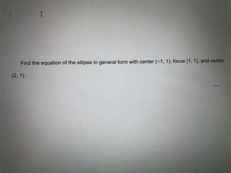 Answered Find The Equation Of The Ellipse In Bartleby