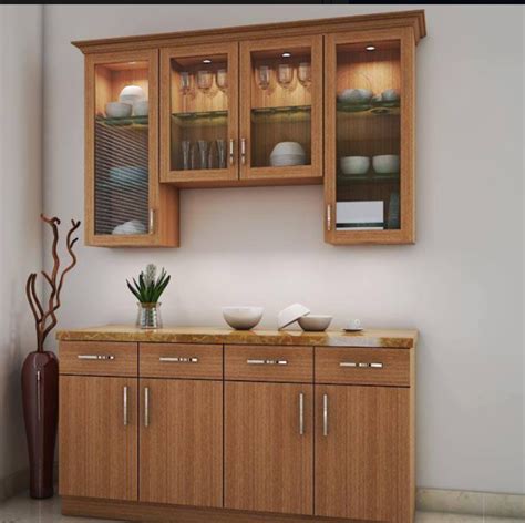 Best kitchen cabinet & kitchen cupboard designs online. Modern Crockery Cabinet Designs