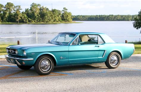 twilight turquoise blue 1965 ford mustang hardtop photo detail