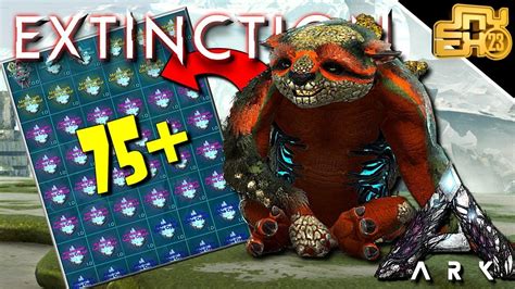 Ark Extinction Opening 75 Gacha Crytals On Official How To Use