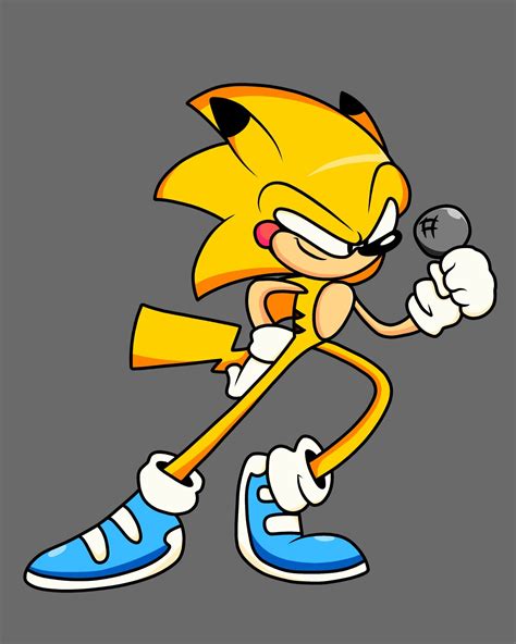 Sonichu In Fnf By Zonnro On Newgrounds