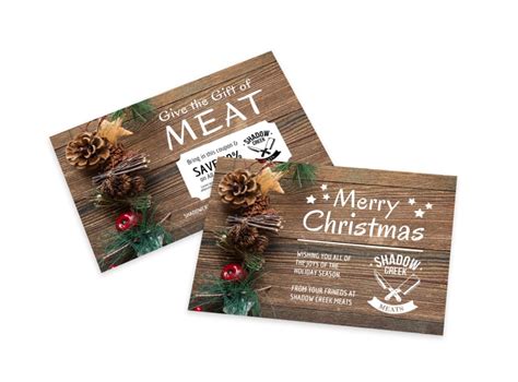 Merry Christmas Special Offer Card Template Mycreativeshop