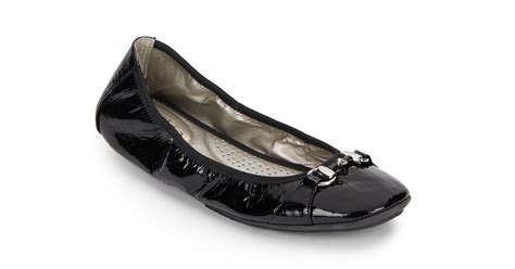 Me Too Legend Patent Leather Ballet Flats In Black Lyst