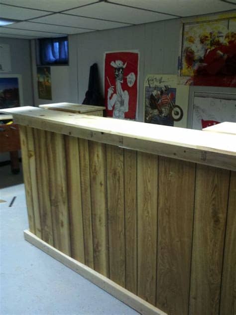 I created the plans because i was having a hard time finding ideas and plans to make a unique bar to put out on my deck. My First Home Bar Build