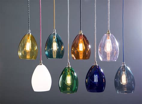Coloured Glass Pendant Lamp Shade Glass Designs