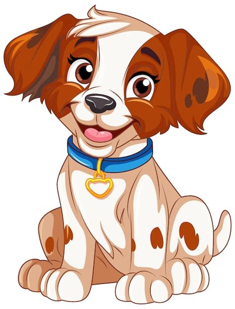 Free Vector Cute Dog Cartoon Character