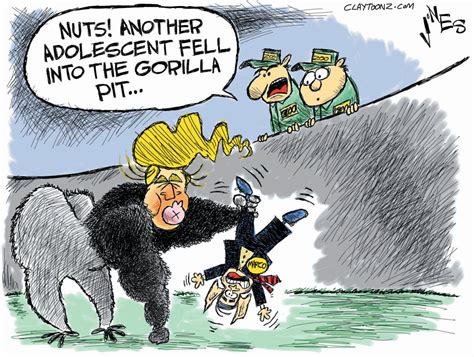 Political Cartoon Gorilla Of Marcos Dreams