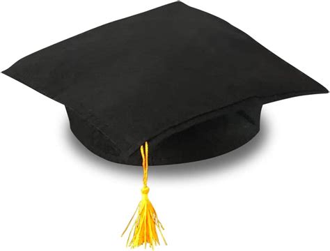 Artcreativity Black Graduation Caps For Kids Pack Of 12