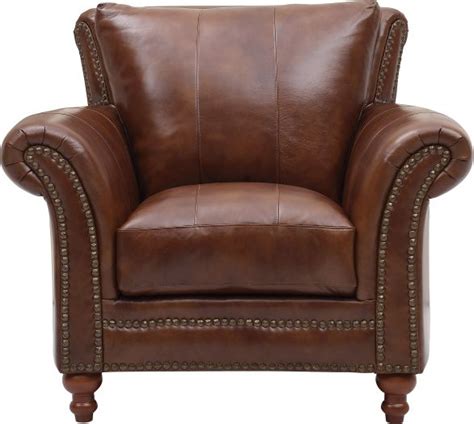 Leather Italia™ Georgetowne Butler Brown Chair Miskelly Furniture