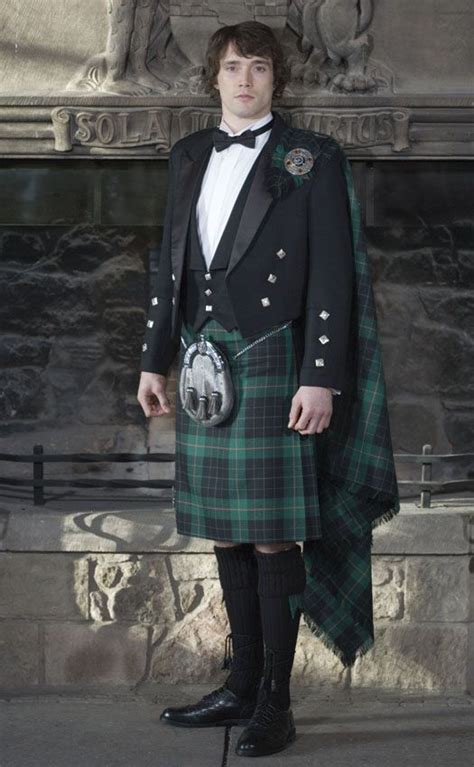 Classic Prince Charlie Kilt Outfit With Luxury Clan Accessories In