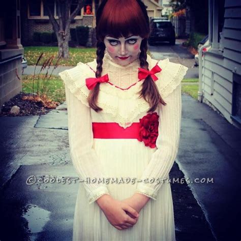Creepy Annabelle Halloween Costume Halloween Costume History Creepy Doll Halloween Costume