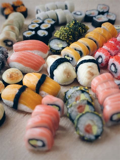 Dollhouse Food Tutorial Sushi Miniature Diy Instructions Do Etsy